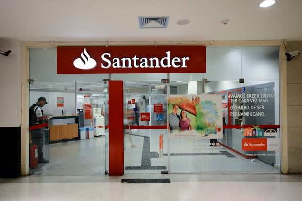 Caixa eletrônico Santander 