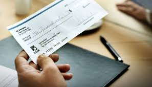 cheque em custódia ou custodiado e administrativo