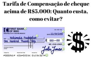 Compensação de Cheque acima de R$5000