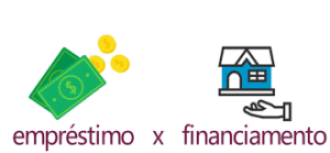 qual a diferença entre empréstimo e financiamento