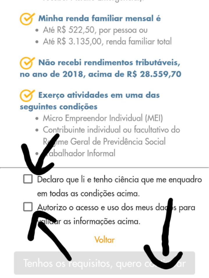 Como se cadastrar para receber o auxílio emergencial