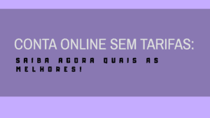 conta online sem tarifas